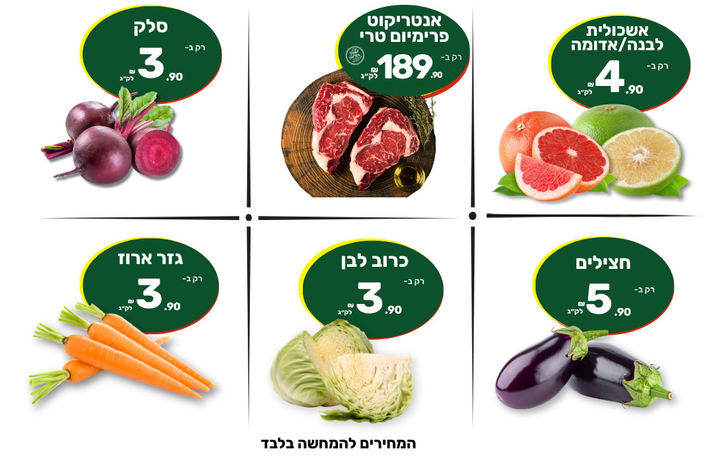 מבצעים מתחדשים — מבצעי השבוע